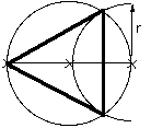 triangle incrit dans un cercle
